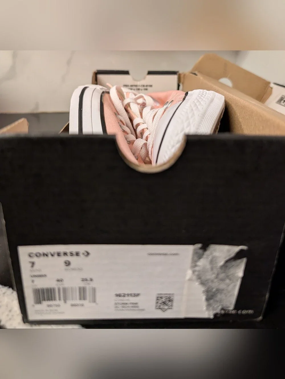 Converse Chuck Taylor All Star Canvas High Top Sneakers Size M7 W9 Exc/Box - Picture 7 of 9